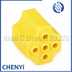 5 Pin Automotive connector Ceramic Car Relay Holder Socket harness Plug with Holster