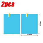 1-4PCS Car Side Window Rearview Rain Film Anti-Fog Rain-proof Car Window Mirror Waterproof Sticker Films Decals Rain Proof Films