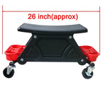 Car Multi-Function Chair Mechanic For Wax Polishing Projects Car Creeper Stool Chair Mobile Creeper Seat Car Wash Supplies Amagi