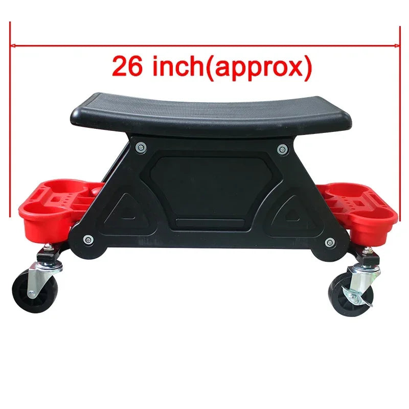 Car Multi-Function Chair Mechanic For Wax Polishing Projects Car Creeper Stool Chair Mobile Creeper Seat Car Wash Supplies Amagi