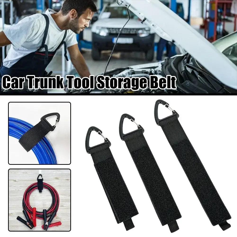 Car Cord Organizer Holder 10/5/1pcs Triangle Buckle Power Storager Wire Manager Nylon Heavy Storage Straps For Cables And Hoses