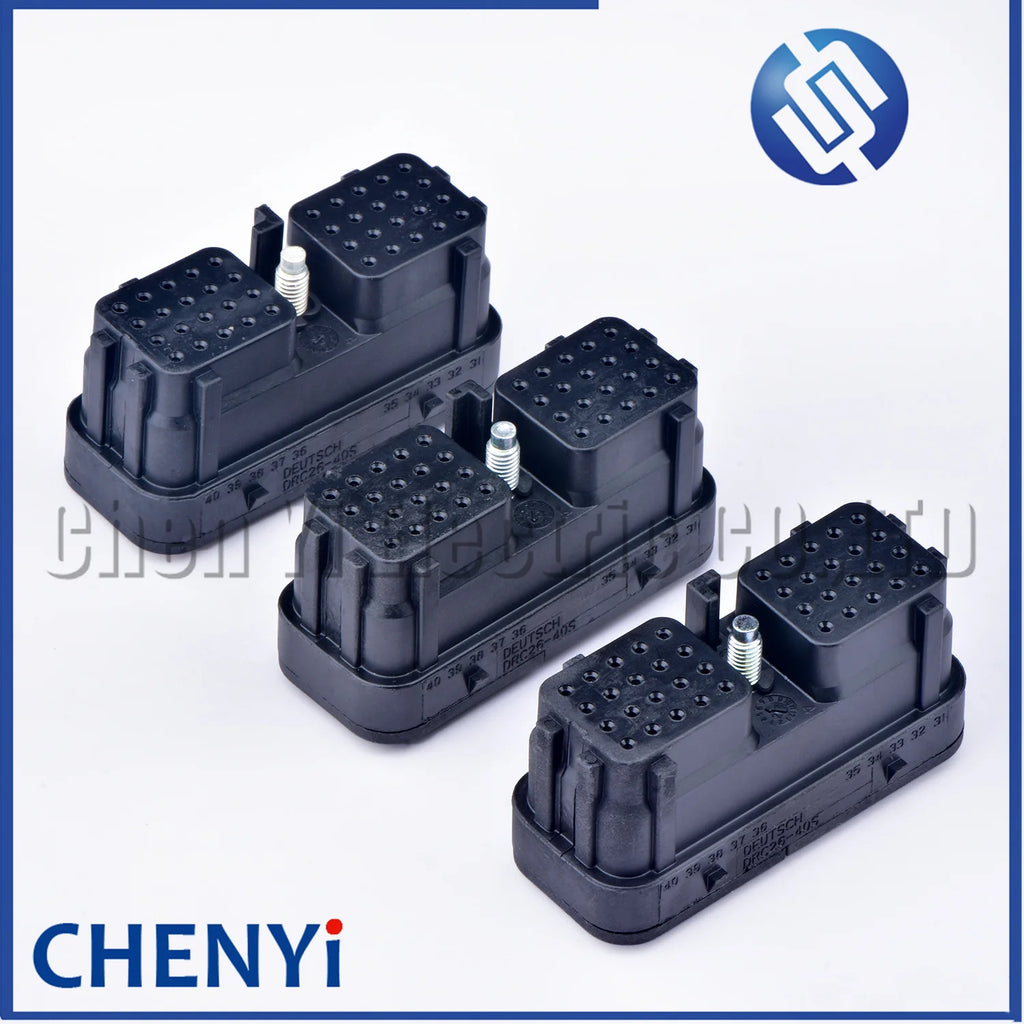 40 Pin/way connector automotive waterproof plug DRC26-40S DRC26-40SA DRC26-40SB DRC26-40SC With Pin For Deutsch DRC series