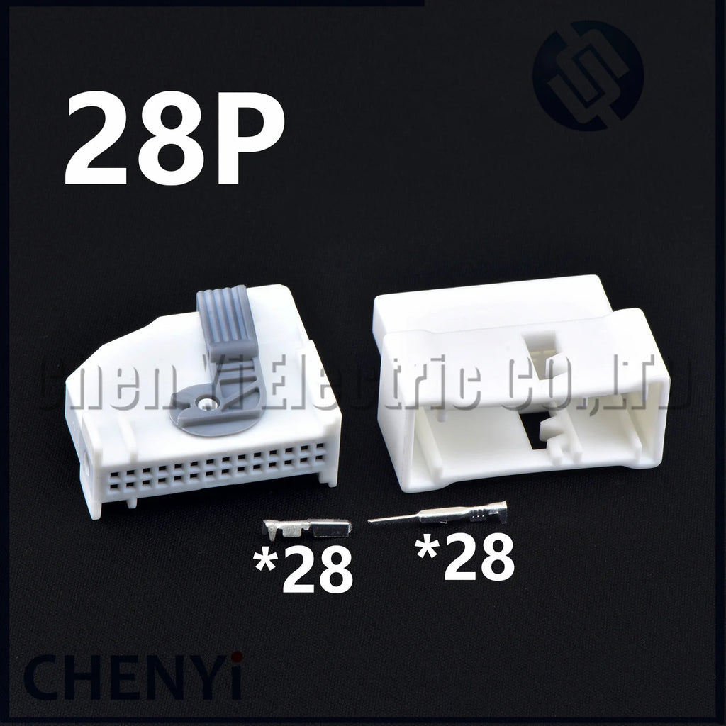 28 Pin male or female Automotive connector ECU Wire harness Plug A0025451683 A005457600 2-2236646-1 2-2236647-1