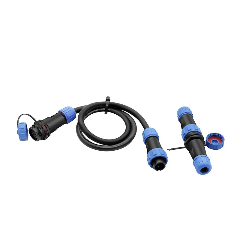 IP68 SP21 Waterproof Aviation Connector Socket with Male and Female Butt, 2/3/4/5/6/7/12 Pins Docks for Industrial Use