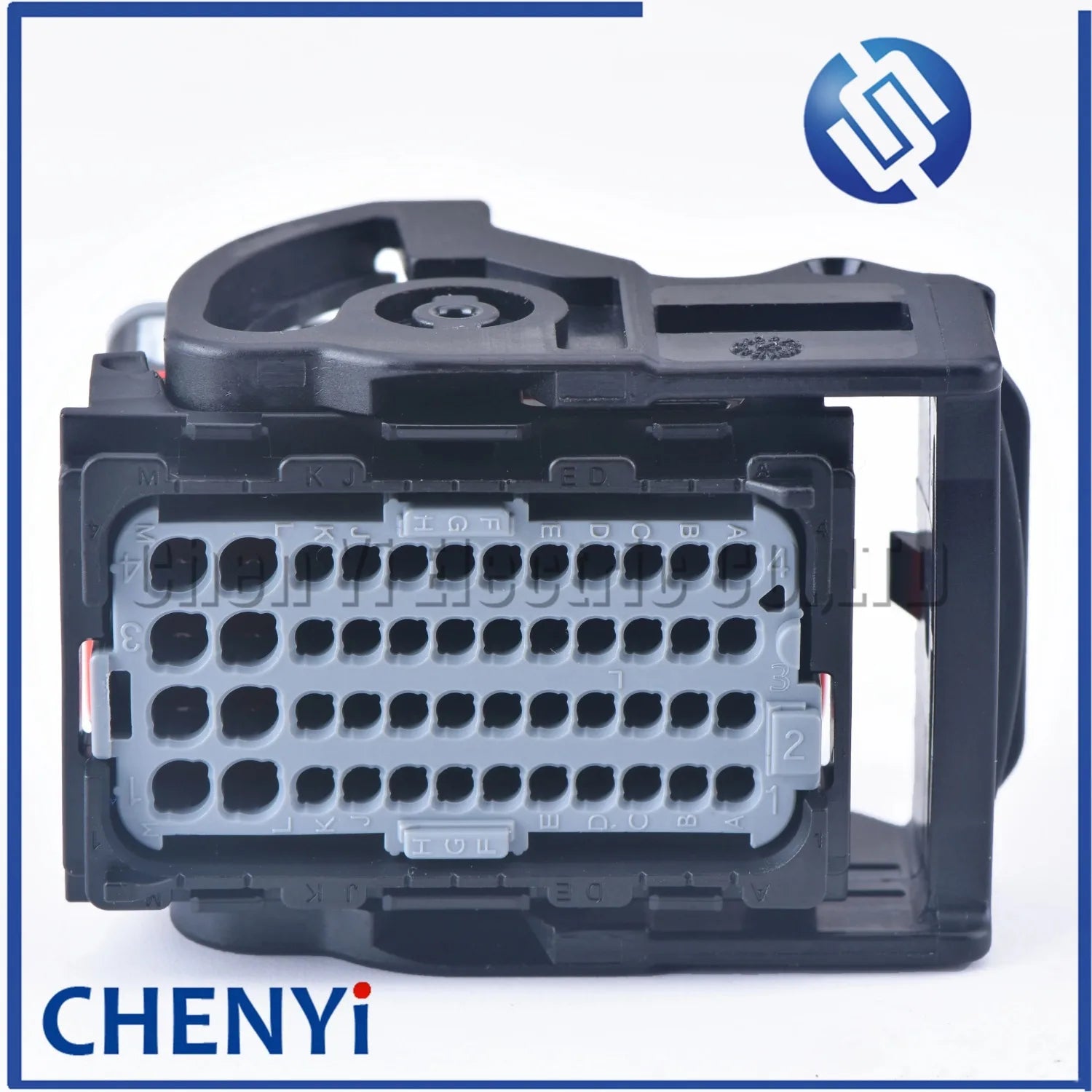 Gray 48 Pin way Sealed Hybrid Modular Wiring Plug Left Wire Output Black Connector Socket 64320-1318
