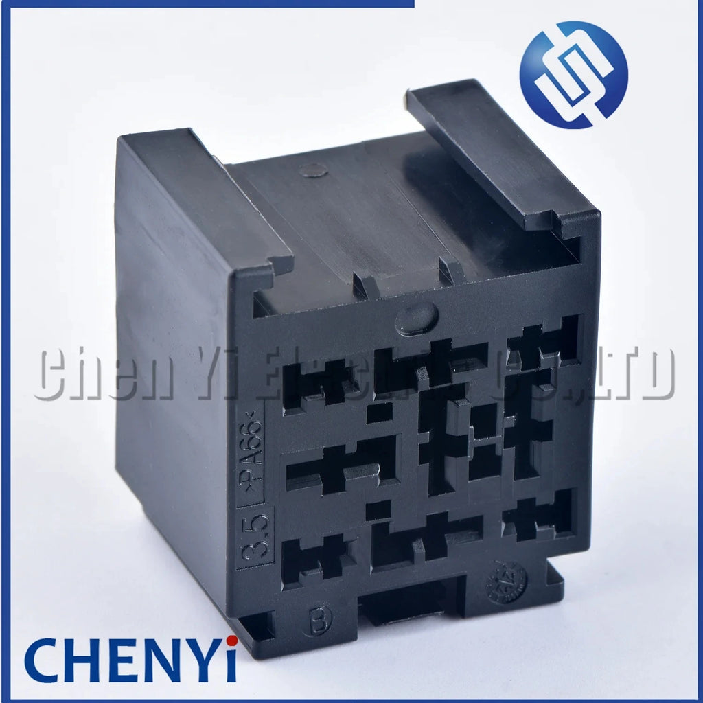 9 Pin（5B+4S）hybrid wire Automobile connector Fuse box relay socket Retrofit and install relay harness plug With pin 185403-2