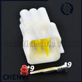9 Pin white Sealed Waterproof Electrical Auto controller Harness Connector Plug FW-C-9M-B FW-C-9F-B For Inbor Kelly Furukawa