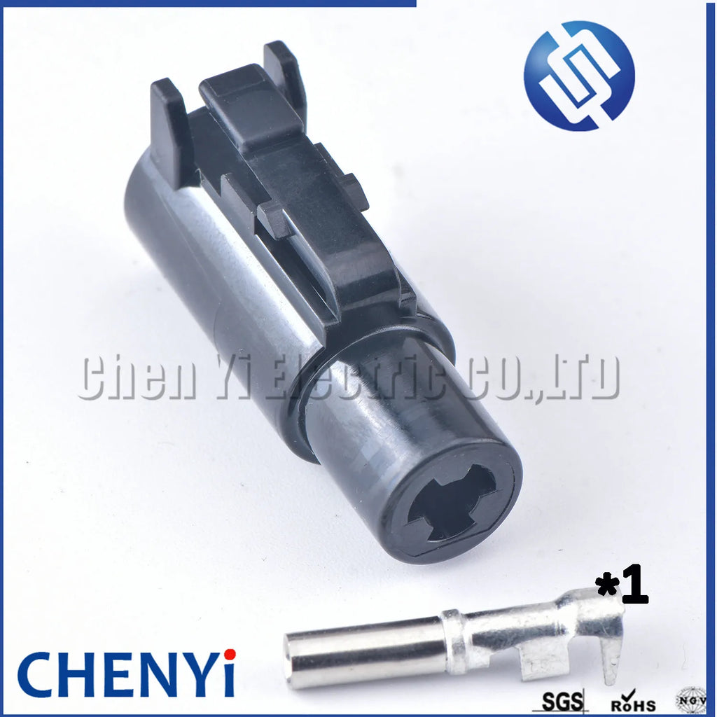 1 Pin 2.3 Series female or male Auto Cable Haness Waterproof Socket With Pins DTHD04-1-12P DTH006-1-12S For Deutsch
