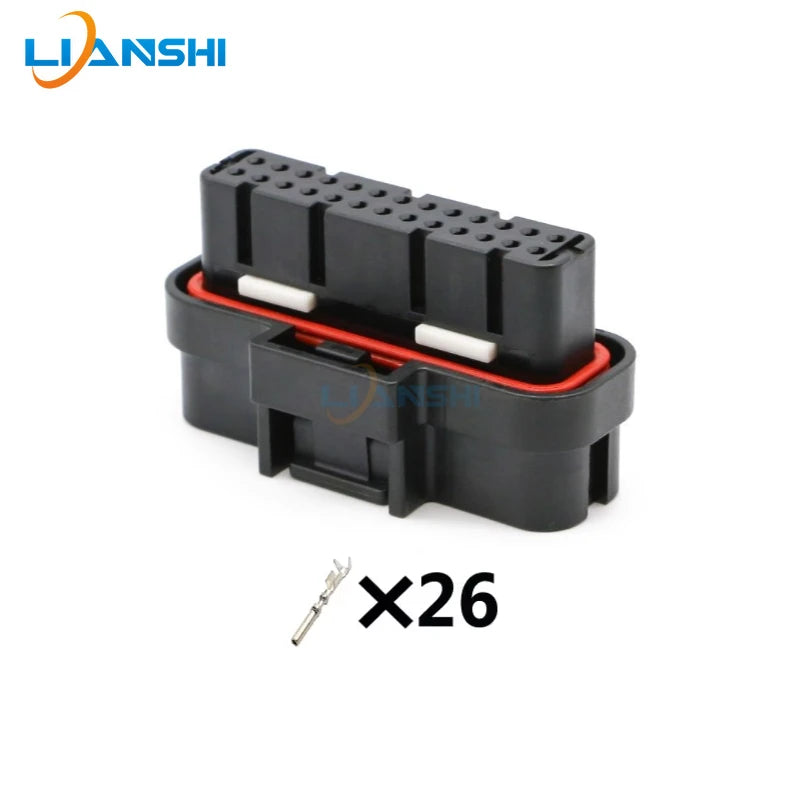 1473712-1 26-hole 7-slot AMP automotive connector waterproof wiring harness modification plug 6473711-1