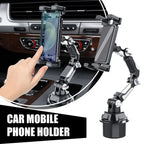 Magnetic Cup Holder Phone Mount for Car - Universal Phone Holder Stand, One-Hand Operation, Hands-Free Car Mount Holder Amagi