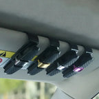 Car Glasses Case Universal Car Sun Visor Glasses Holder Sunglasses Clip Card Ticket Eyeglasses Holder Auto Interior Amagi