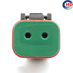 2pin auto waterproof electric plastic wire harness connector DT06-2S-CE05