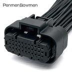 1 Set 33 Pin Auto ECU Low Current PCB Electrical Cable Connectors Wire Harness Plug For Yamaha Motorcycle 1554461-1 1554458-2