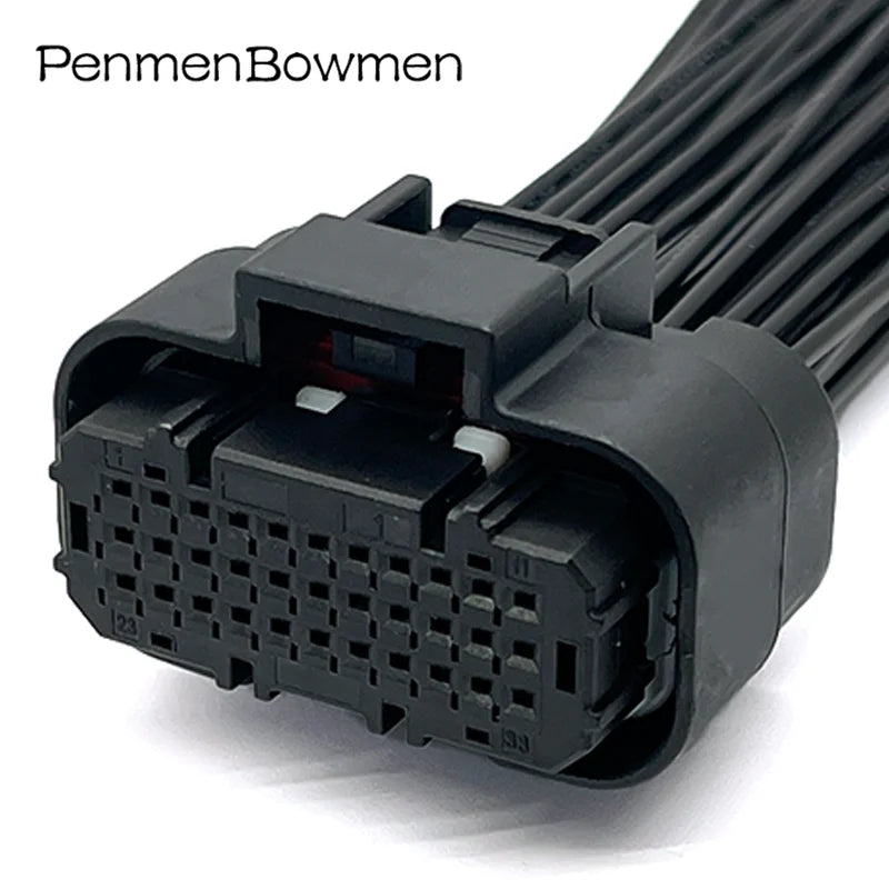 1 Set 33 Pin Auto ECU Low Current PCB Electrical Cable Connectors Wire Harness Plug For Yamaha Motorcycle 1554461-1 1554458-2