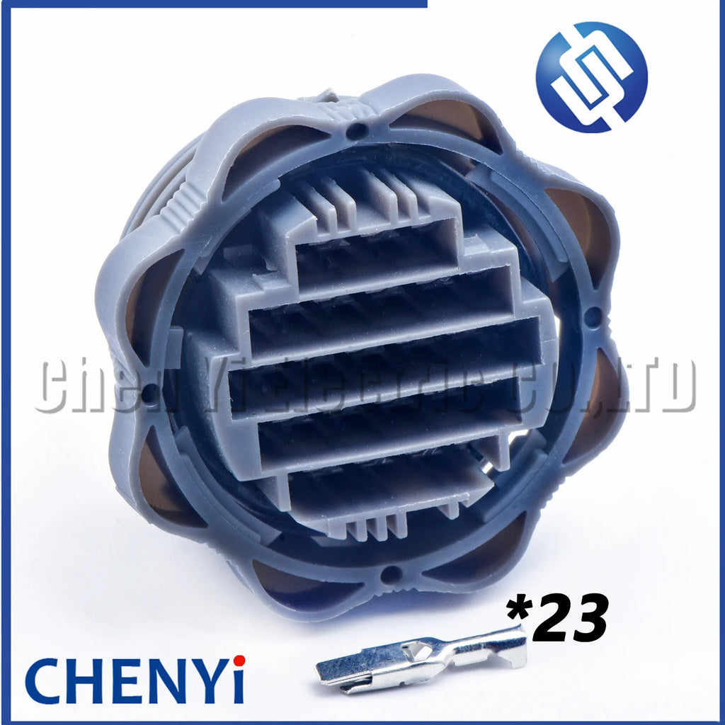 23 Pin grey male or female Car Door body plug instrument connector For Peugeot 206 207 Citroen Picasso Xsara Sienna Elysee C2