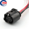 6 Pin Connector Waterproof 1.5mm Series Female Connectors Motorcycle Electrical Harnesses Wiring Harness 6Q0973713A