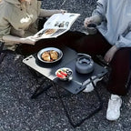 Multi Functional Outdoor Folding Table for Self Driving Hiking Convenient Metal Small Table Can Be Spliced To Hang Items Amagi