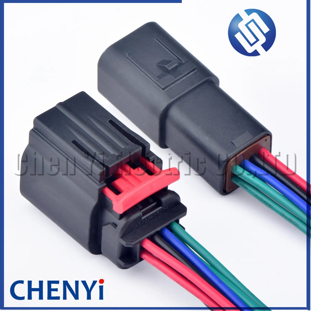 8 Pin Auto waterproof Connector Parking Sensor ACC Module Air Flow Meter Wire harness plug 1411001-1 For Ford Carnival Sharpe