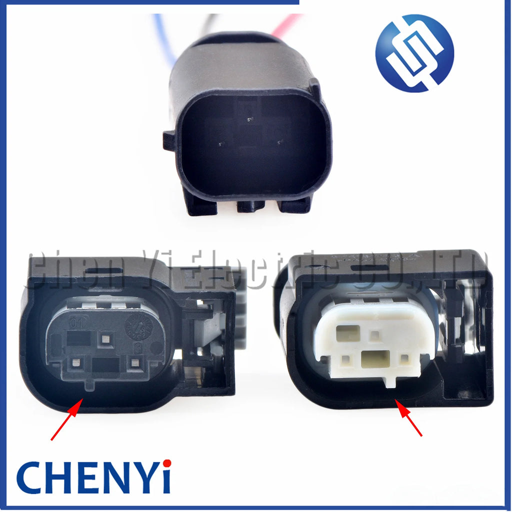 3 Pin Auto connector reverse radar Water temperature sensor Plug 13623745 0-1418474-3 2-1418468-1 A0065402381