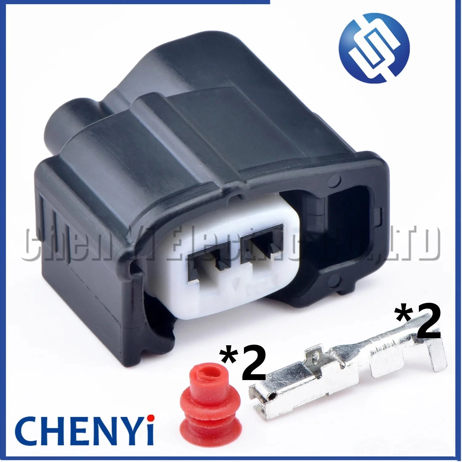 2 Pin Automotive waterproof connector Knock sensor fuel injector plug 6189-0611 90980-11875 For Toyota Camry Prado Corolla Mazda