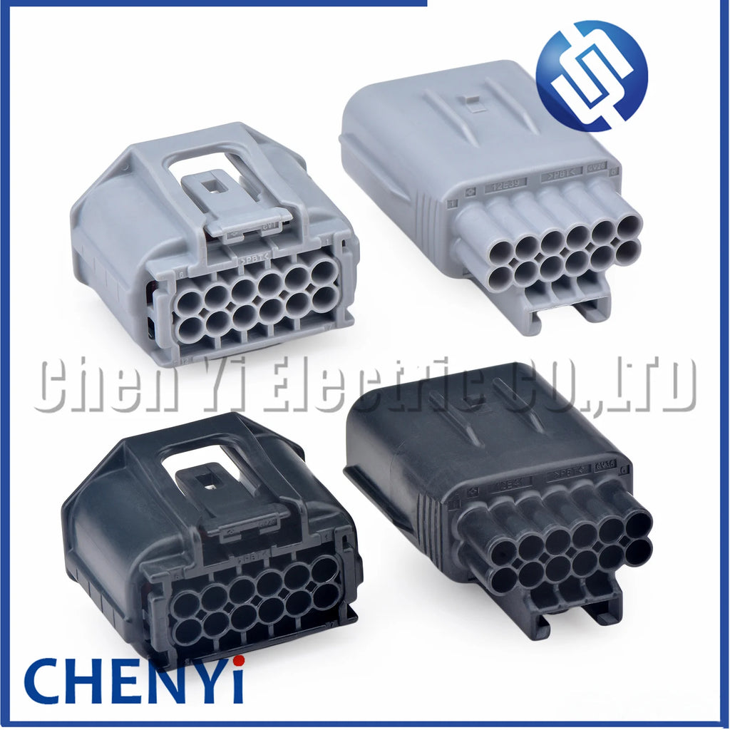 12 Pin Auto waterproof connector Front and rear bumper radar plug 90980-12E42 90980-12E41 90980-12E40 90980-12E39 For Toyota