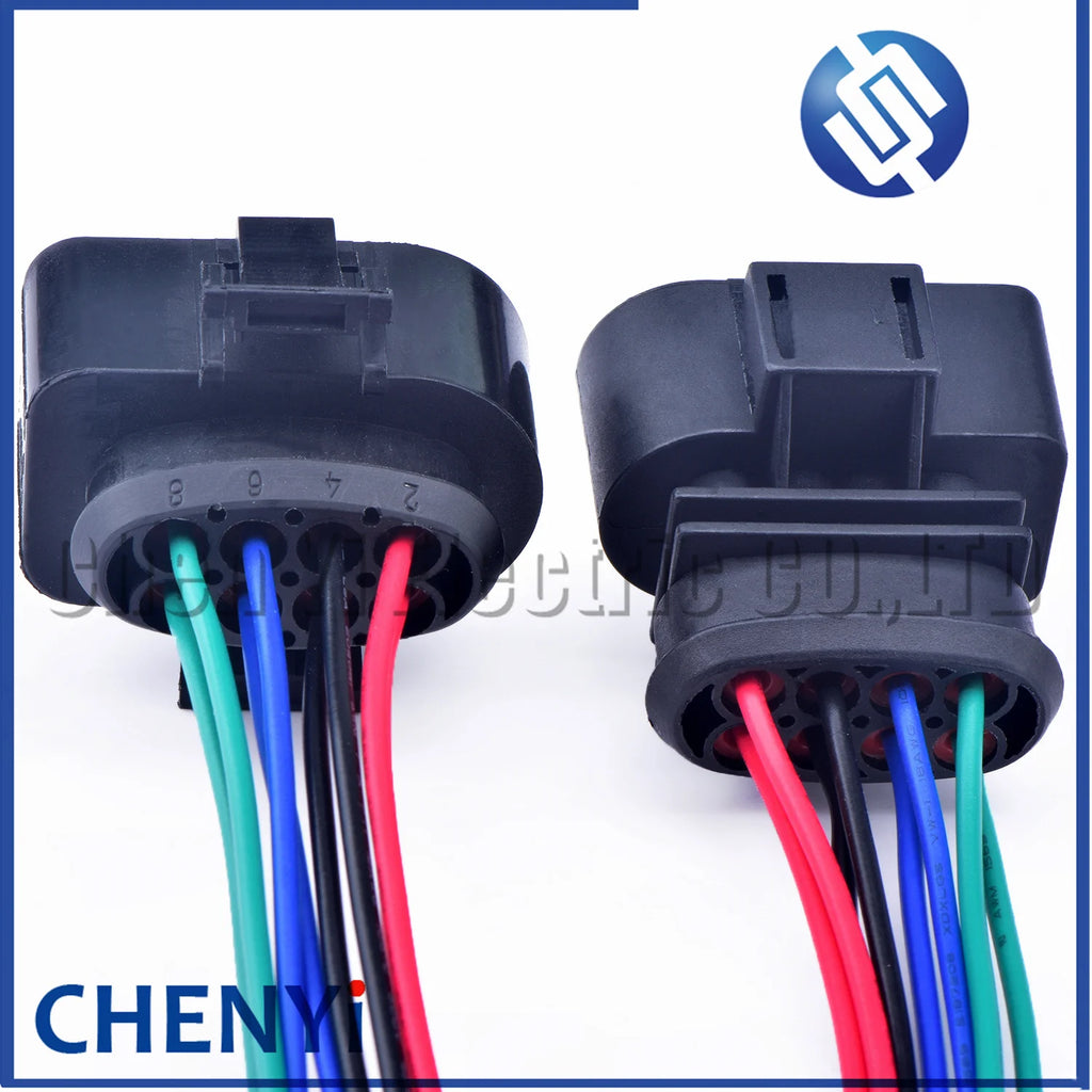 8 Pin Automotive Waterproof Connectors Car Oil Nozzle Throttle Parking Heater Wiring Harness Plug 3A0973834 3A0973734