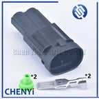 2 Pin 8 mm series Auto Waterproof Connector Sealed Electrical Fuse Box Plug 1544317-1 1544678-2 For Citroen C2 C3 C4