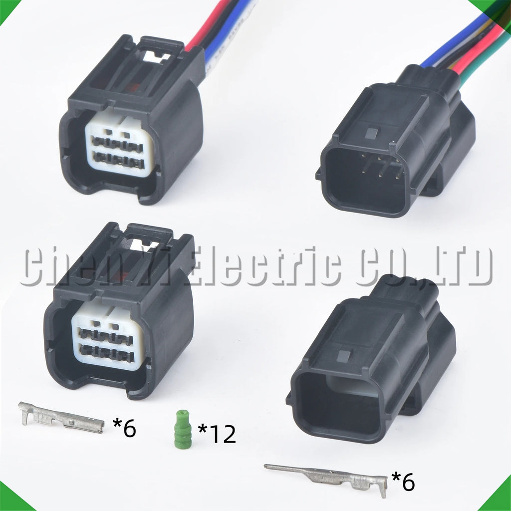 6-pin auto connector automotive connectors headlight radar steering harness headlight