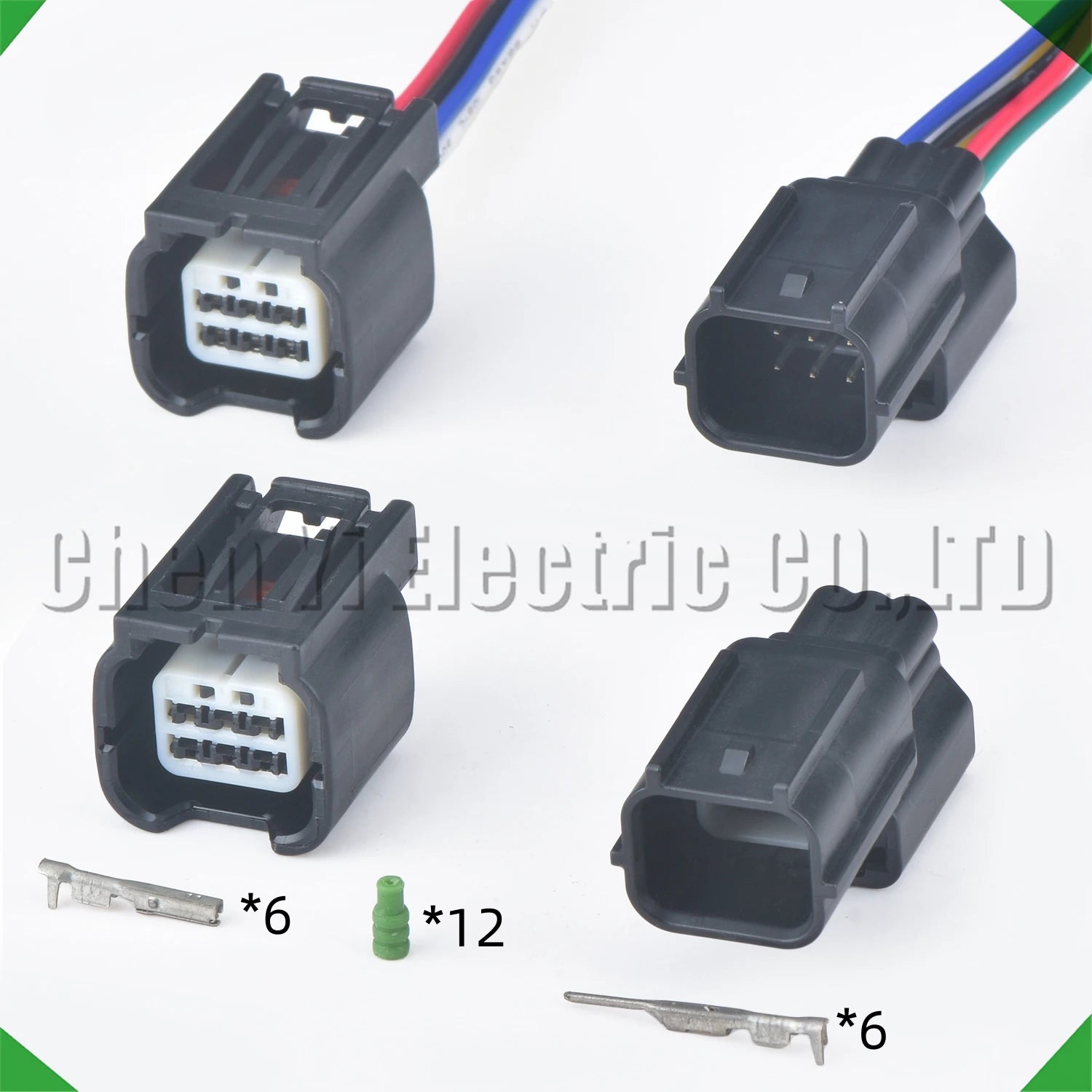 6-pin auto connector automotive connectors headlight radar steering harness headlight
