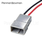 1 Set 2 Pin 6098-0296 Auto Door Horn Audio Speaker Electrical Cable Connectors Female Male Wire Harness Plug 6098-0422 For Honda