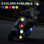 10pcs/set Car Bumper Reflective Safety Strip Stickers Car Reflective Sticker Reflective Warning Safety Tape Stickers Decals