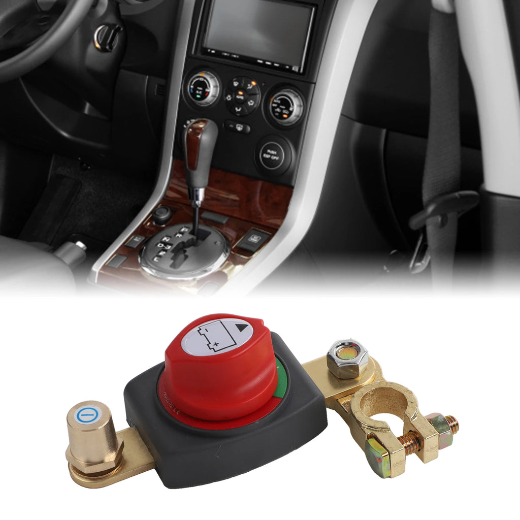 Car Battery Disconnect Switch Waterproof Battery Disconnect Switch For RV Car Boat  For ATV 12V 48V For Marine Boat