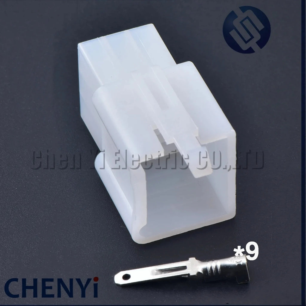 5 sets 9 Pin 2.8mm Auto Connector Universal Housing Plug For Auto Cars Motocycle Electric Car 6030-9991 6040-9111
