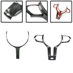 ABS Carbon Steering Wheel Cover Trim For BMW F Chassis F22 F30 F32 F10 F12 F15 Carbon Fiber Steering Wheel Lower Cover Trim