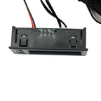 12V 3in1 Vehicle Car Kit Thermometer With Voltmeter With Clock LED Digital Display 3 In 1 Voltmeter Interior Parts