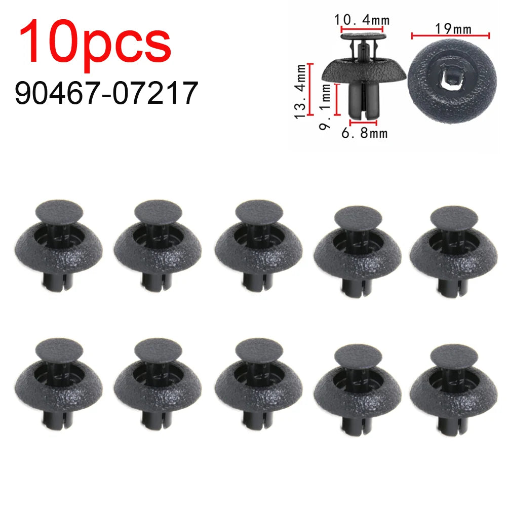 10Pcs Engine Cover Clip Car Rivets For LEXUS LS460 LS460L RX350 RX450H Engine Cover Clip Radiator Support Clip