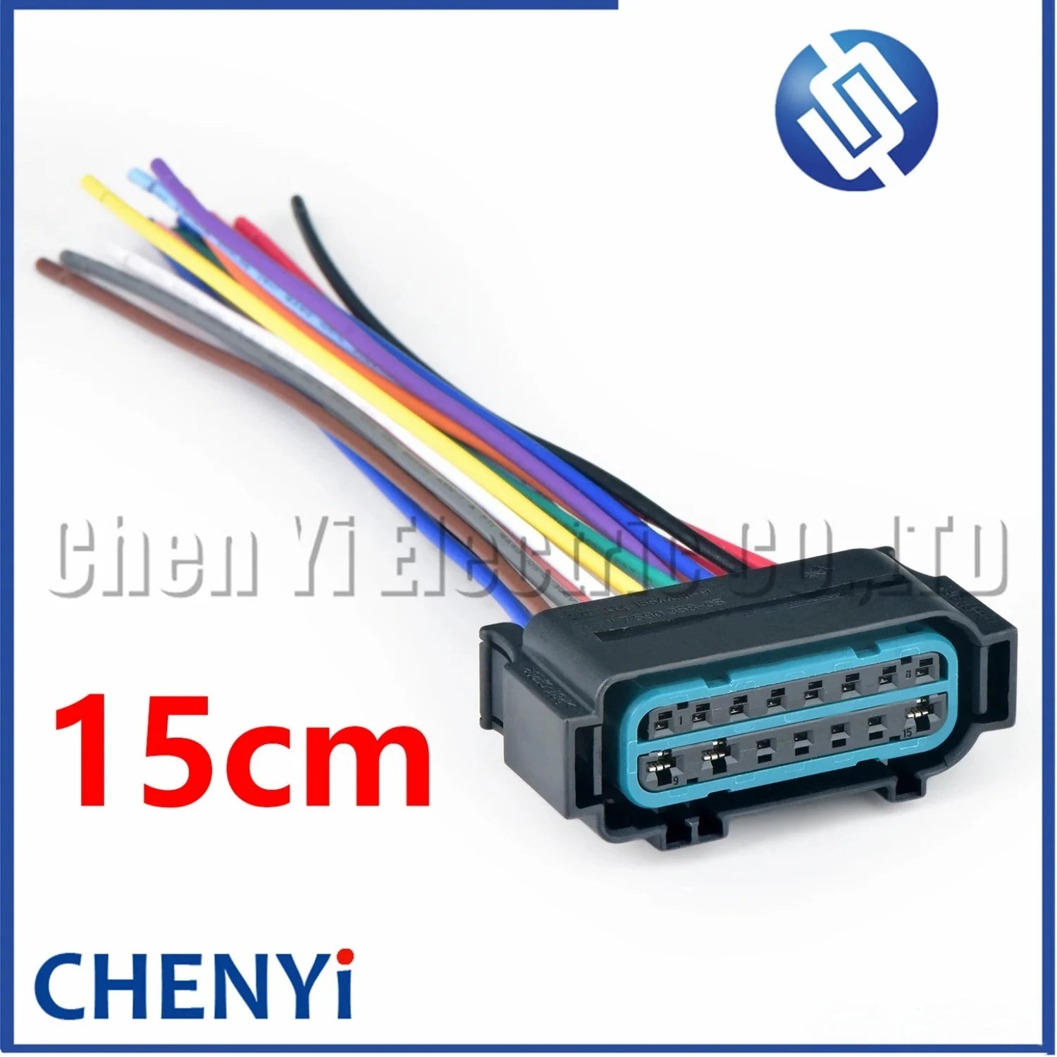 15 Pin Automotive Connector bumper radar sensor Wire harness Plug 7590356-05 7590358-05 7590357-06 1564456-9 1564456-1 1564456-2