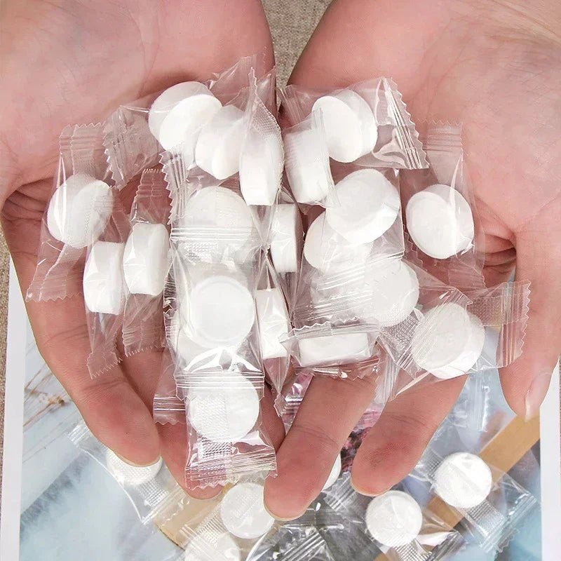 Compressed Towel Disposable Coin Face Towel Portable Makeup Cleaning Cloth Outdoor Travel Barbecue Camping Hotel Amagi