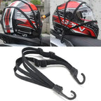 Motorcycle Luggage Strap Helmet Fixed High Elasticity Straps Retractable Elastic Buckle Rope Motorbike Durable Bike Helmet Amagi