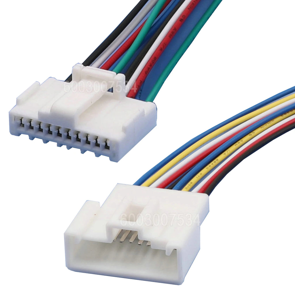 10 Pin Connector Unsealed 1.2mm Series Male Female Connectors Cable Plug Motorcycle Electrical Harnesses 7283-7602 90980-11657