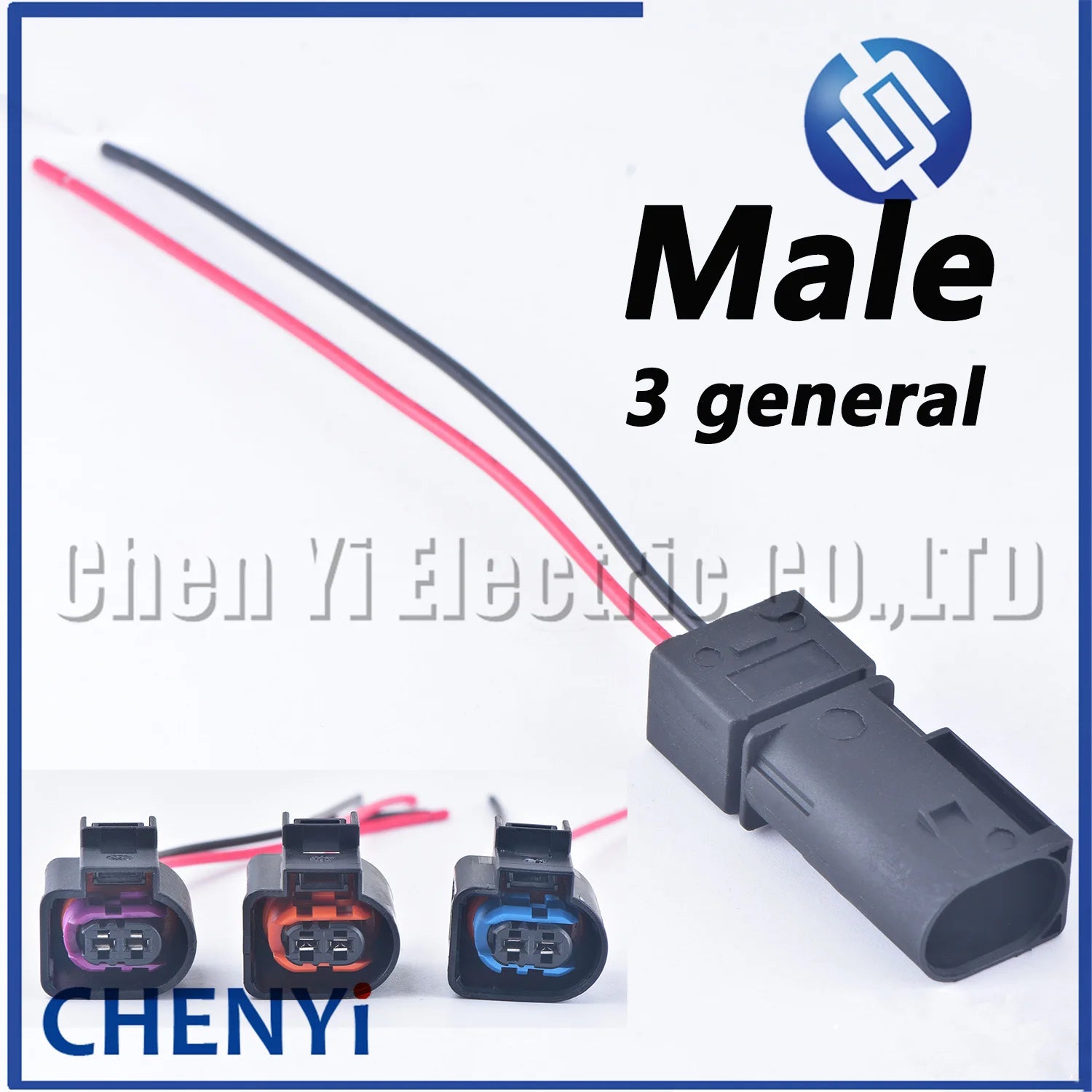 2 Pin Automotive waterproof connector fuel injector Wiring plug 4D0971992A 4D0971992B 4D0971992