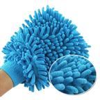 1/3/5PCS Microfiber Car Wash Double-faced Glove Soft Mesh Random Color Detailing Chenille Waterproof Mitt Car Cleaning Tool