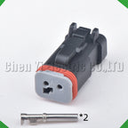2-Pin Wire Harness Harness Waterproof Connector excavator headlight headlight