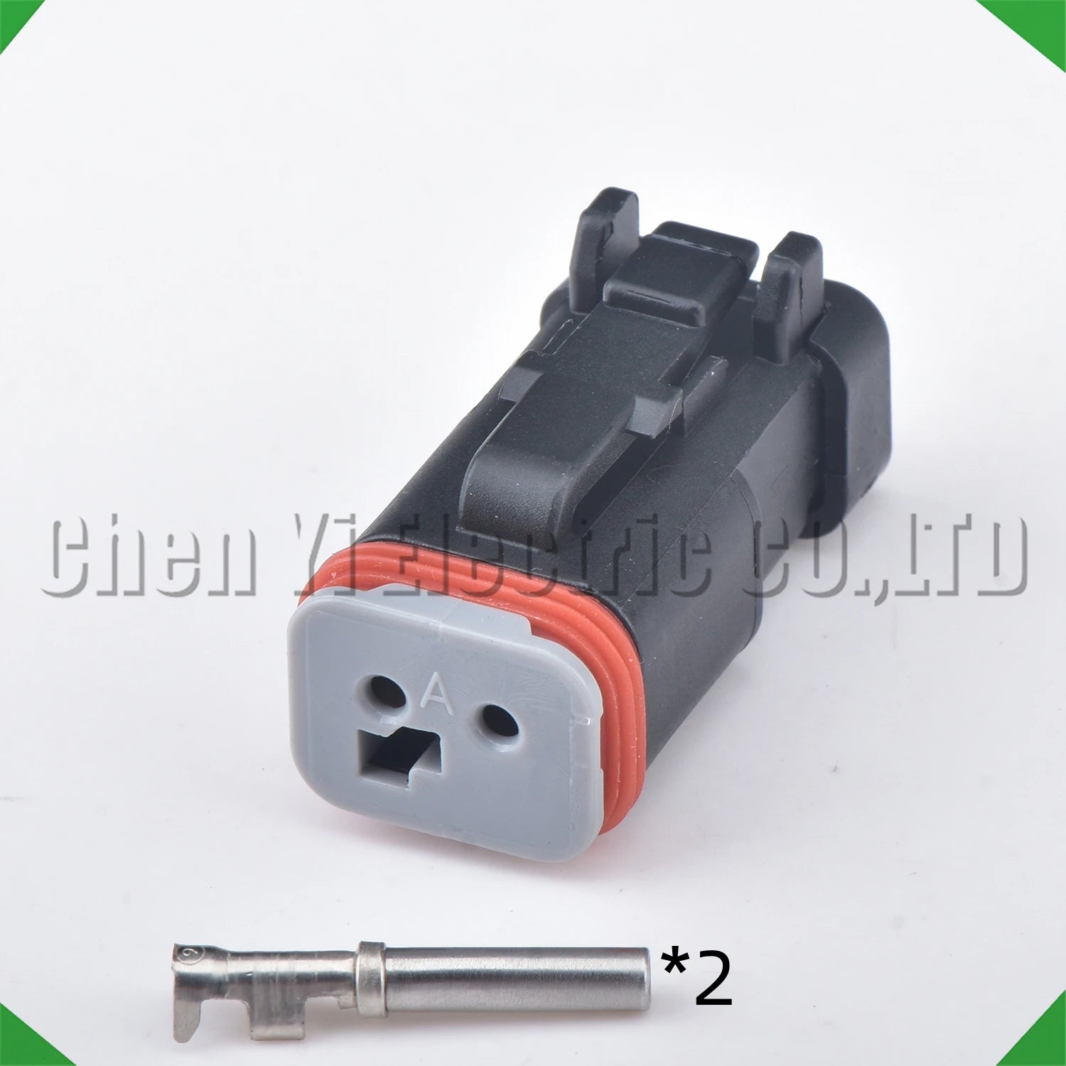 2-Pin Wire Harness Harness Waterproof Connector excavator headlight headlight