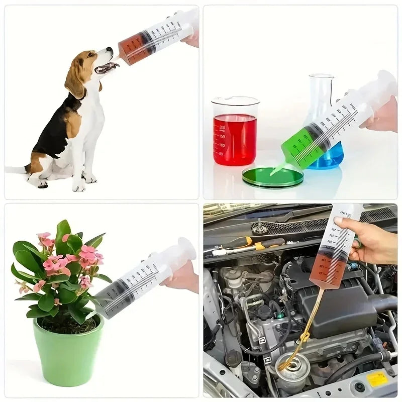 New Portable Car Clean Water Injector with Duct Pump Multi-function Plastic Syringe Pipe Amagi