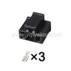 3pin auto waterproof electric plastic wire harness connector HD033-7.8-21