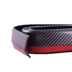Universal Carbon Fiber Front Bumper Lip Protector Scratch Collision Resistant Easy Screw Installation Premium Look for Car Tools