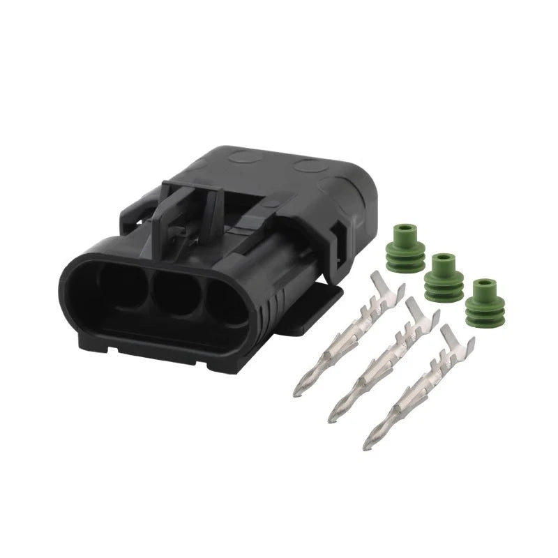 12020827 Automotive connector 3-hole wire harness connector rubber shell sheath with terminal DJ3032Y-2.5-11