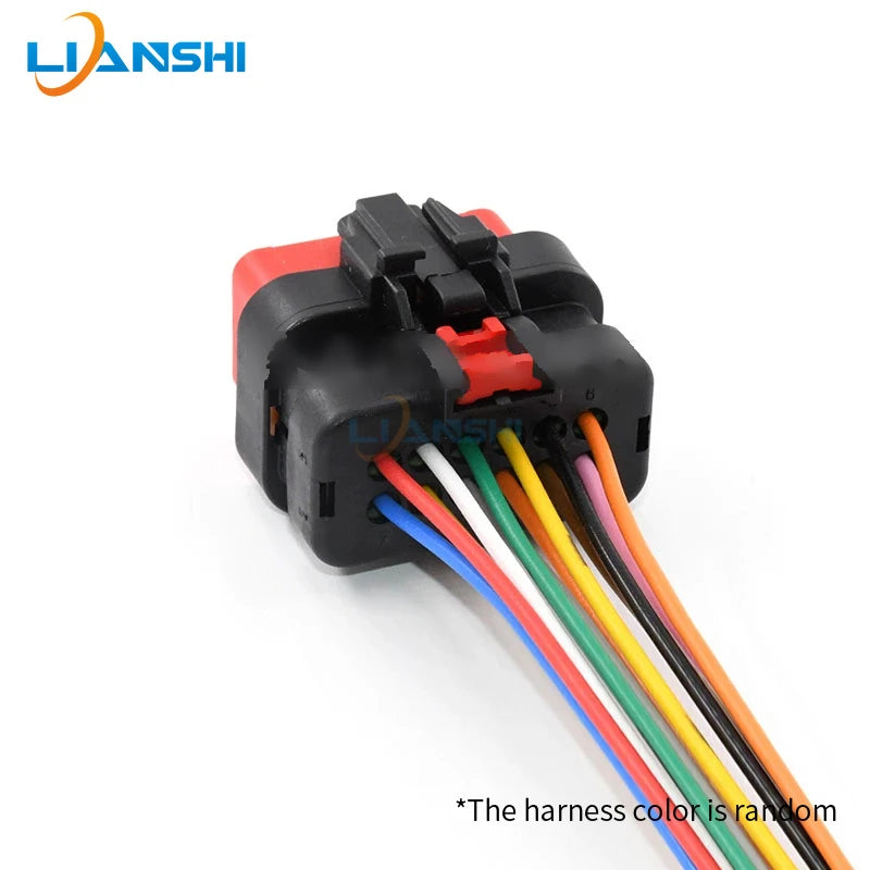 Suitable for Carter excavator engine injector 12-wire red plug harness connector 776437-1