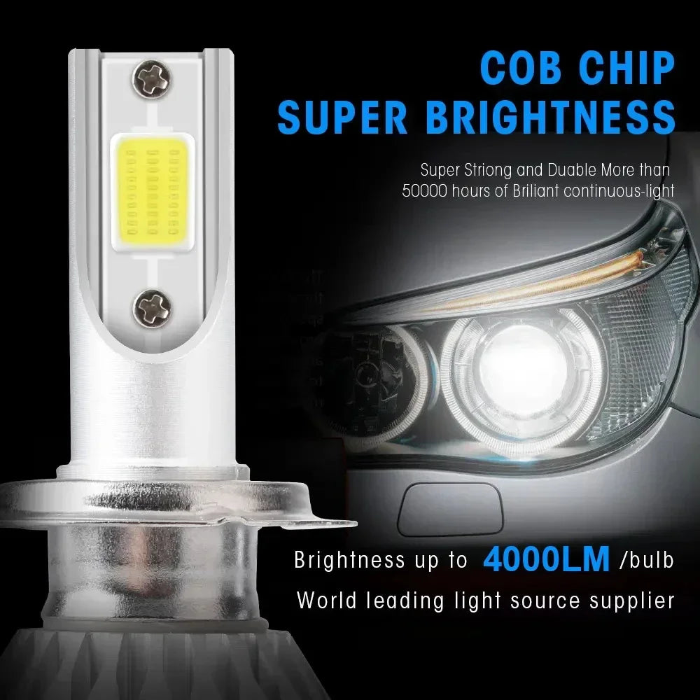 2pcs Led Bulb C6 H4 Automotive Led for Car Headlight H10 H7 H8 H9 H11 H13 9004 9005 9006 9007 880 H27 Lenses for Headlight Amagi